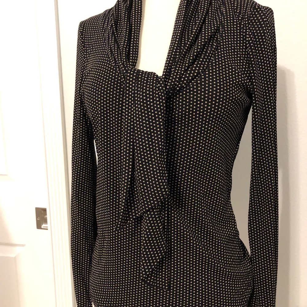 Liz Claiborne Blouse with Polka dots